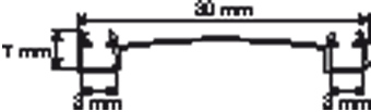 AFDICHTINGSPROF.I L=2000MM 8MM