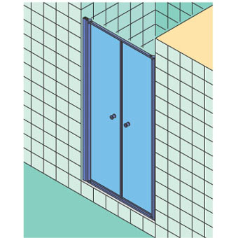 PENDELDEUR 90X200 WIT/HELD+